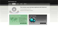 Desktop Screenshot of hqd.hach-lange.com